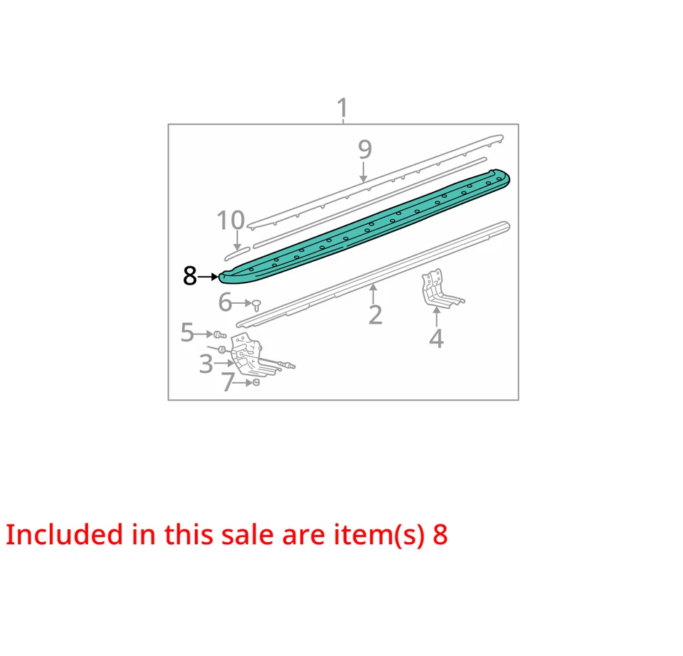 FITS 2004-2006 GMC CHEVROLET TRAILBLAZER EXT ENVOY XL COVER 15185819 -  NEW OEM - Image 2 of 3