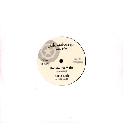 Nya Azania, Jahmbassador / Danny Red, Jahmbassador - Set An Example, (Vinyl 10'')