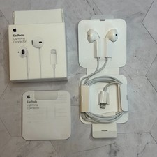 New Open Box EarPods Headphones with Lightning Connector Wired Ear Buds iPhone