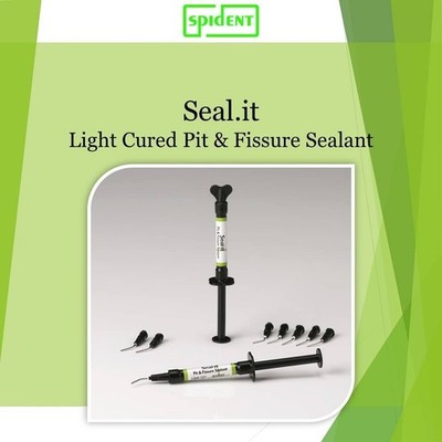 SPIDENT Light Cured Pit and Fissure Sealant 2 x 1,2 ml - Seal It