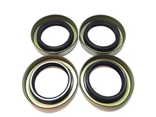 (Pack of 4) WPS Double Lip Trailer Axle Hub Grease Seals 1.68'' X 2.56'' X 