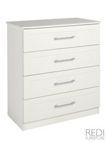 Fully Assembled Bedroom Furniture Monza 4 Drawer Chest Fully Assembled Bedroom Furniture Monza 4 Drawer Chest