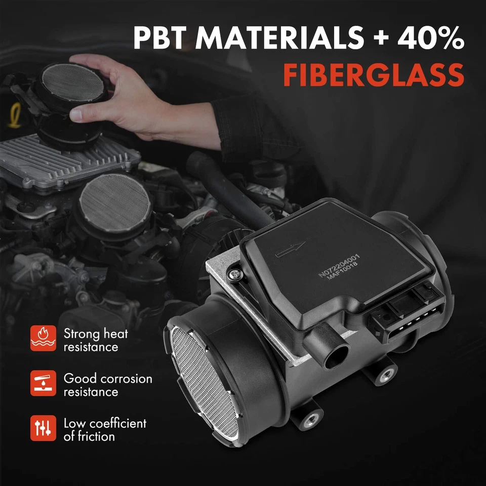 Nuevo sensor de flujo de masa de aire con carcasa para Mazda B2200 B2600 MPV L4 2,2 L 2,6 L 5 pines Foto 3 de 4