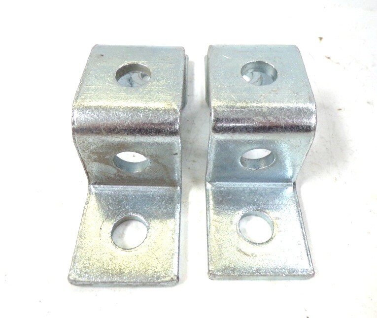 B-LINE CARBON BRACKET, STRUT FITTING, ZINC PLATED, 5 HOLE, 1/2