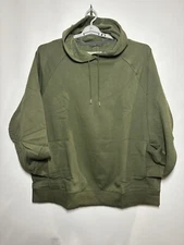 Men's Big & Tall Cotton Fleece Pullover Hoodie - All in Motion Moss Green 2XL