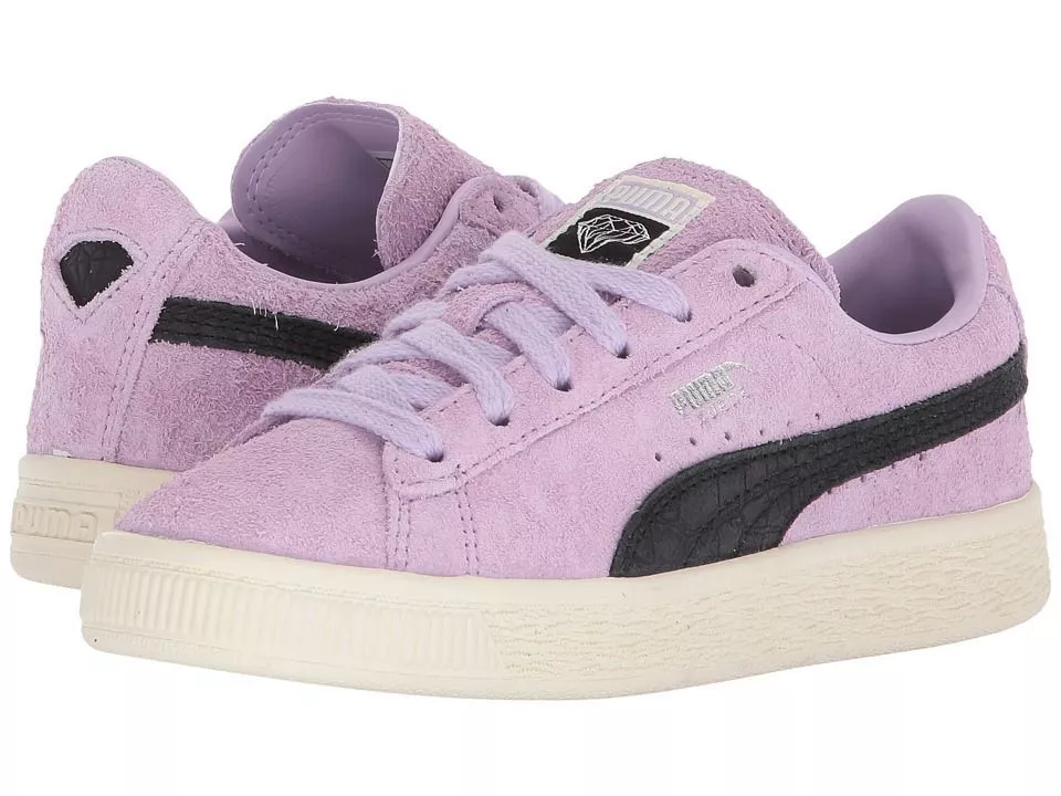 NIB Puma Suede Diamond Supply Co Orchid Bloom Purple Black Girls Size 12.5 kid