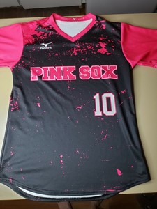 pink baseball jersey mens