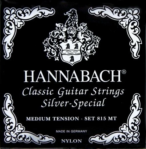 Hannabach 815MT silver special - medium (schwarz) - Gitarrensaiten