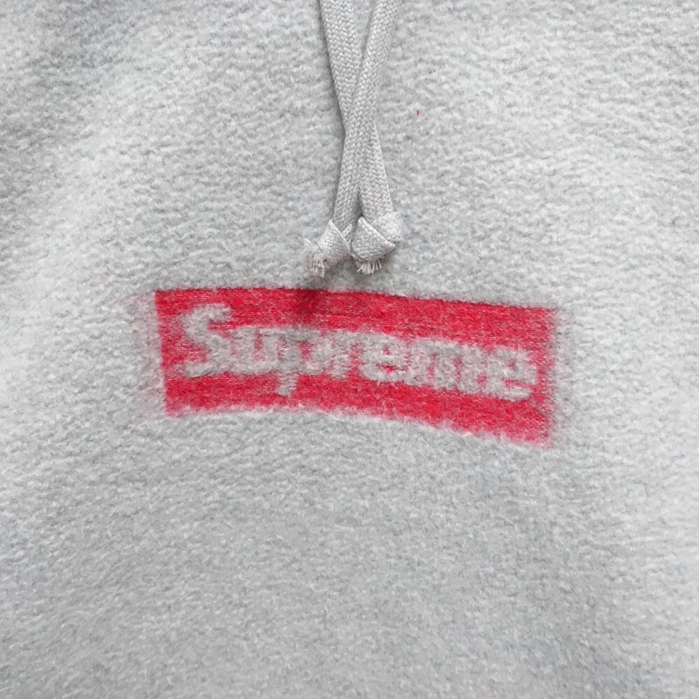 SUPREME 23SS Inside Out Box Logo Hooded Sweatshirt Hoodie Heather