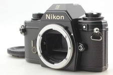 Meter Works !【 Exc+5 / Cap 】 Nikon EM Black Body 35mm SLR Film Camera From JAPAN