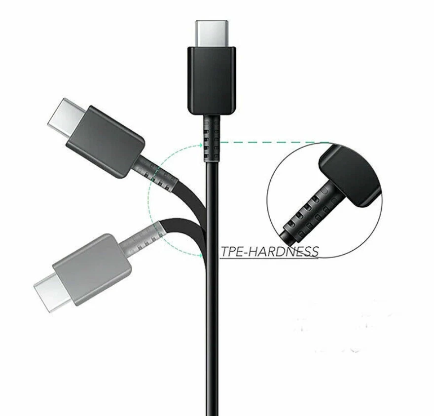 5x USB Cable Type C Fast Charger For Samsung Galaxy A12 A13 A32 A52 A03s A02s - Image 4 of 4