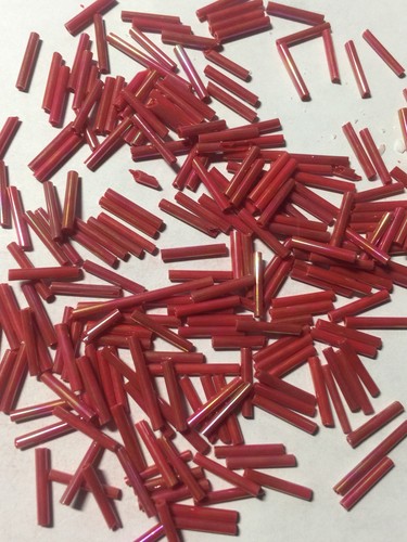 Size 5 Bugle Beads 12mm 35 Grams - Picture 23 of 122