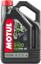Motul 5100 4T 10W40 Technosynthese Ester 4-Stroke 4L Engine Motor Oil 1 x 4L