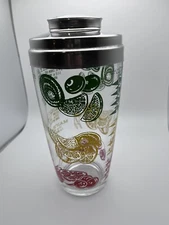 Vintage MCM Glass Cocktail Shaker “Mr. BartenderProducts”. Terrific Piece!!!!