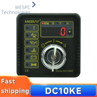 Original Mebay Manual Generator Controller DC10KE Genset Key Start Controller