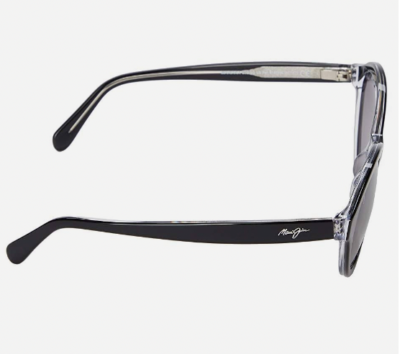 Maui Jim Mariana Polarized Sunglasses 828-02K Black-Clear 