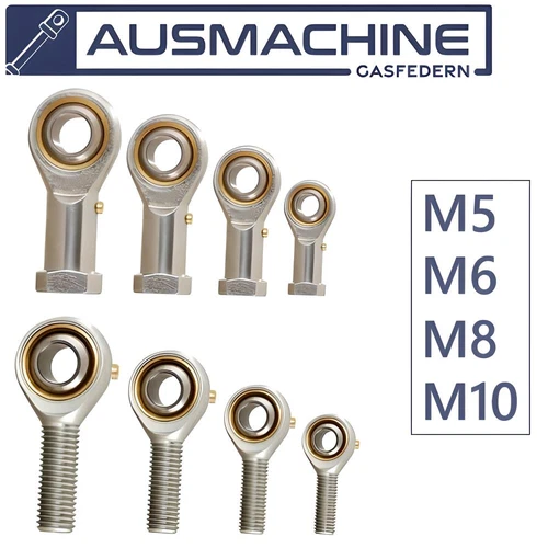 Rod End M5 M6 M8 M10 Female/External Thread Pivot Eye Spherical Bearing Ball Joint