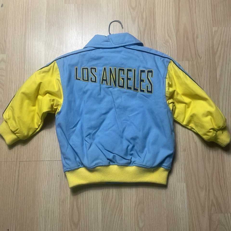 Chaqueta De Colección Stall & Dean Los Angeles Toros Liga Nacional de Fútbol Talla 4T Foto 2 de 4