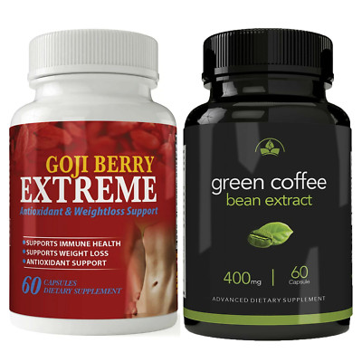 Goji Berry Supports Immune Health & Green Coffee Bean Weight Loss Supplements