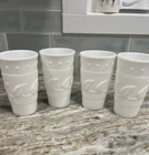 Fostoria Betsy Ross Milk Glasses Set Of 4 Vintage
