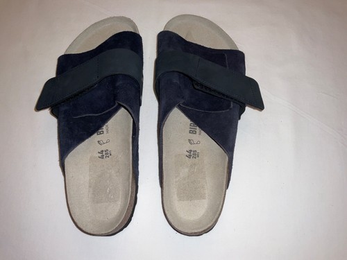 Birkenstock Kyoto Sandal Midnight Nubuck Suede Leather 11 EU 44 - Picture 4 of 7