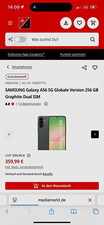 Samsung Galaxy A56 5G Smartphone Dual SIM 256 GB Graphite 5G Handy
