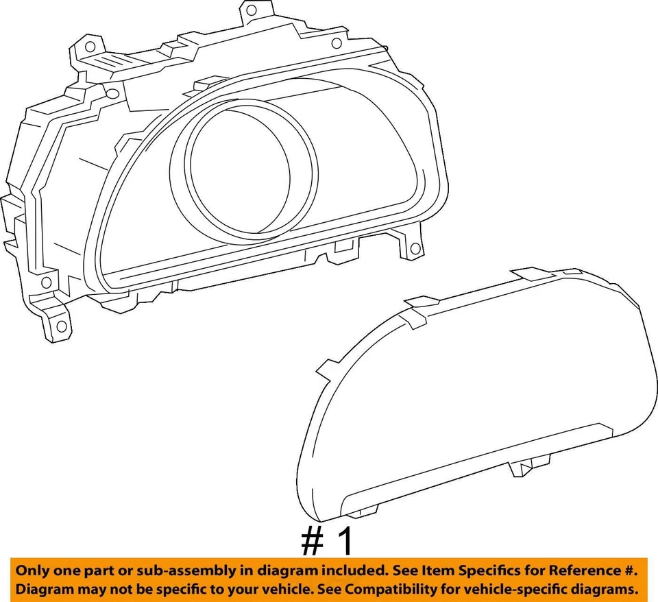 Cuadro de instrumentos velocímetro pantalla digital Lexus LC500 MPH 2018-2019 Foto 4 de 4
