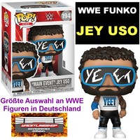 Funko Pop Wwe Jey Uso Main Event - Wrestling Figur Serie 195 Elite Basic FK90529