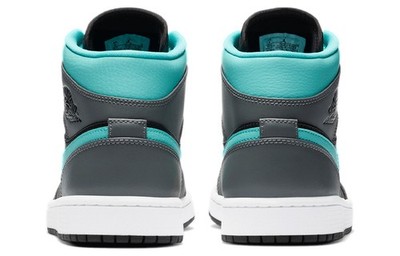 Size 8 - Air Jordan 1 Mid Grey Aqua for sale online | eBay