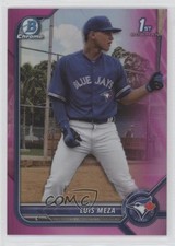 2022 Bowman Chrome Prospects Fuchsia Pink Vapor Refractor /199 Luis Meza 1d0x