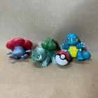 Vintage Pokemon TOMY Figure Nintendo Bulbasaur Squirtle Poké Ball Vileplume