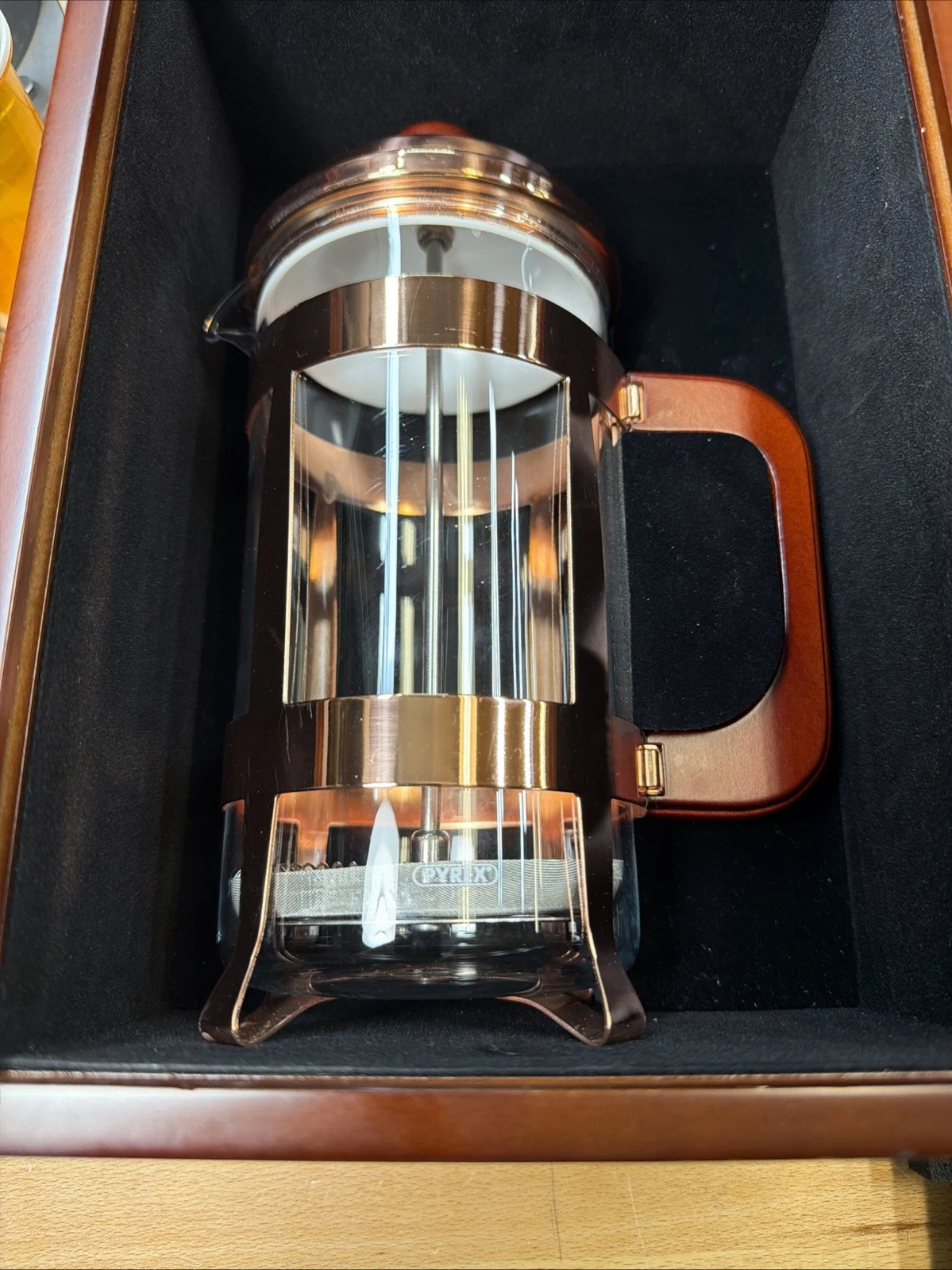 Starbucks~Copper Pike Place Coffee Press,First Starbucks Store Pike Place Market
Opens in a new wind