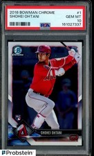 2018 Bowman Chrome #1 Shohei Ohtani Angels RC Rookie PSA 10 GEM MINT
