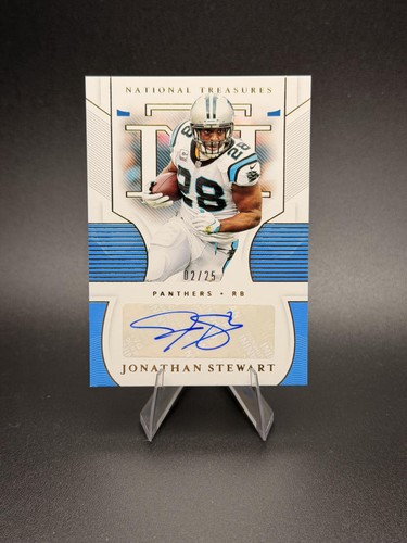 Jonathan Stewart #S-JST 2020 Panini National Treasures Signatures card