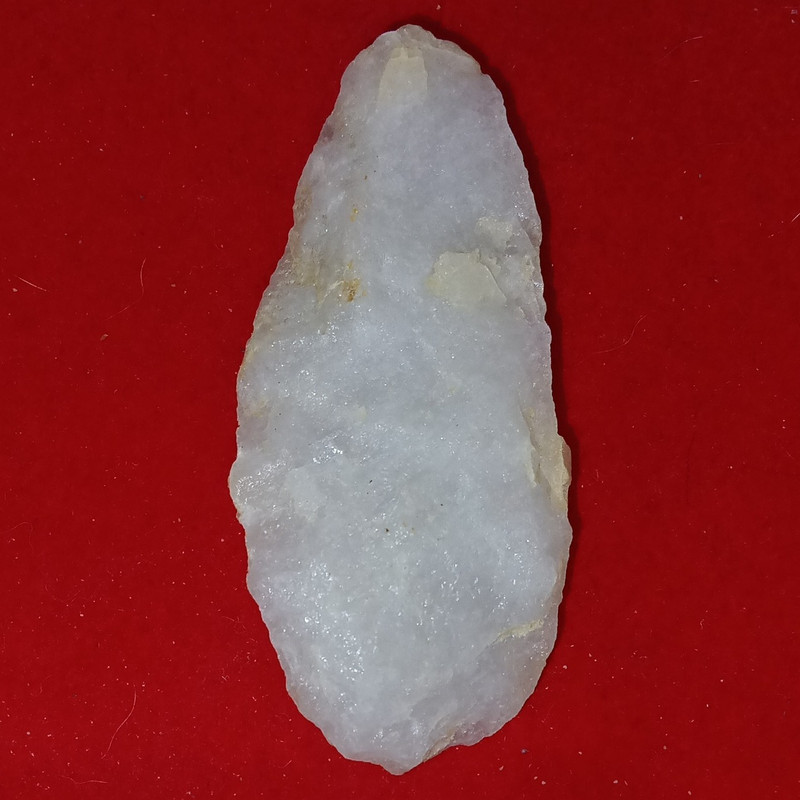 Medieval Arrowhead Stone Point, White - Bow Hunting Archery Arrowhead