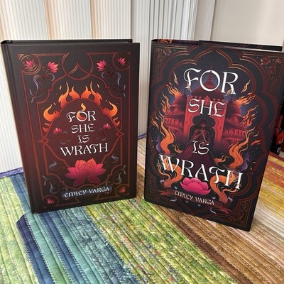 For She Is Wrath Emily Varga FairyLoot Signed Sprayed Edges HC