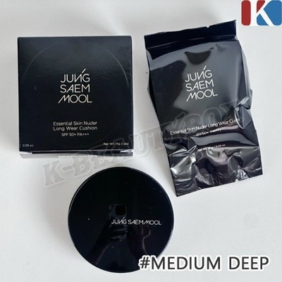 JUNGSAEMMOOL Essential Skin Nuder Long Wear Cushion14g + Refill 14g #Medium Deep
