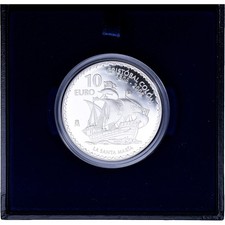 [#1146844] Spain, 10 Euro, 2006, Madrid, 500th Anniversary Death of Columbus.BE,