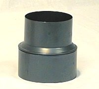 Firefix ReduzierstüCk Ø 130 - 120 Mm GebläUt Ofenrohr Reduzierung Rauchrohr-image