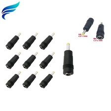10pcs DC Power Adapter 5.5x2.1mm Female Jack to 4.0x1.7mm Male Plug Electrica...
