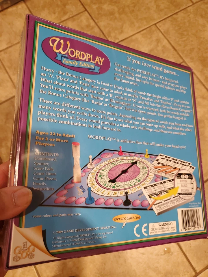 Wordplay Family Edition Board Game (New/Sealed) - Image 2 of 2