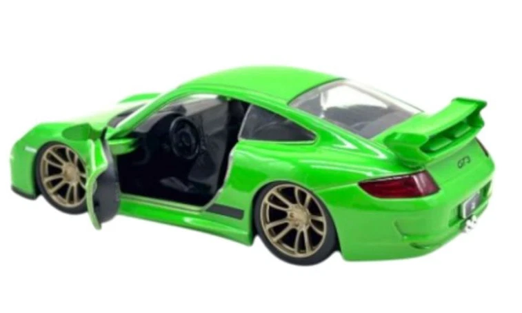 JADA TOYS - PORSCHE 911 GT3 RS verde FAST and FURIOUS - 1/32 - JAD35693 - Immagine 2 di 3