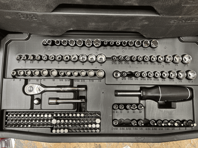 #ad Husky Mechanics Tool Set 280 Piece MISSING FOUR PIECES SEE PICS $99.95