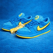 SB Dunk Low x Grateful Blue Bear All Size US 7-12 - MEN'S