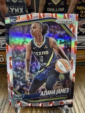 2025 Panini Prizm WNBA Aziaha James #83 WNBA Logo Dallas Wings Rookie Card