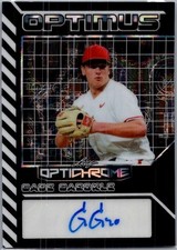 2025 Leaf Gabe Gaeckle Optichrome Baseball Black 1/1 Auto