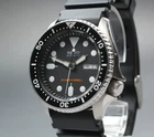 Vintage [N MINT] SEIKO 7S26-0020 SKX007 Black Boy Divers 200m Mens AT Watch JP