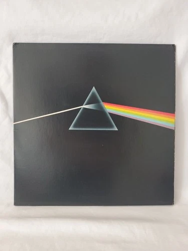 Pink Floyd Dark Side of the Moon Harvest LP Vinyl  Complete w/stickers & Poster