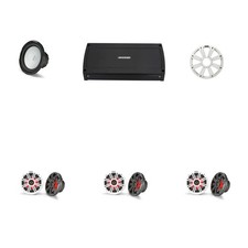 Kicker Pontoon Boat Audio System for Sun Tracker   6 KM654L 6.5" LED Speake...