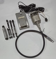 Vintage Foredom Series F Rotary Tool + Foot Pedal NF175 + Attachments 